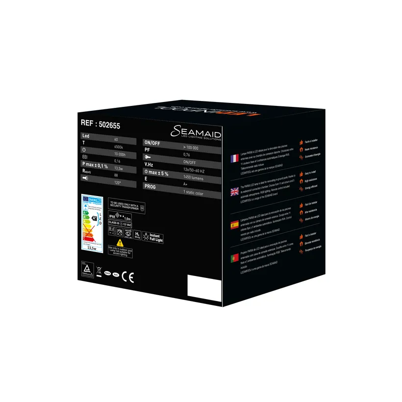 AMPOULE LED BLANCHE PAR56 13,5W ECOPROOF LEDINPOOL BY SEAMAID 3 AMPOULE LED BLANCHE PAR56 13,5W ECOPROOF LEDINPOOL BY SEAMAID – Image 3