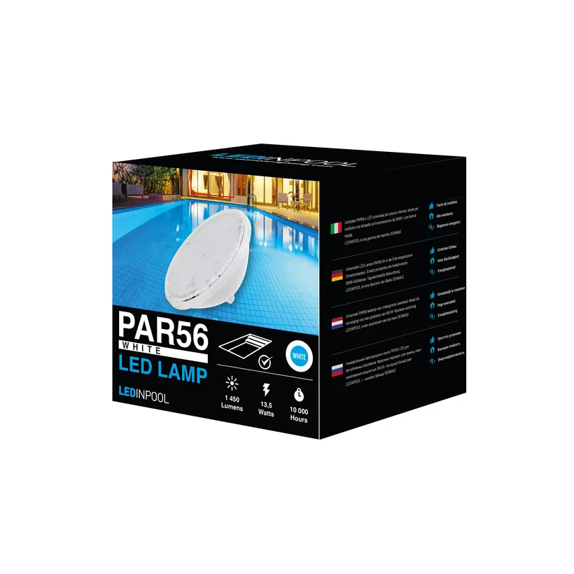 AMPOULE LED BLANCHE PAR56 13,5W STD LEDINPOOL BY SEAMAID 2 AMPOULE LED BLANCHE PAR56 13,5W STD LEDINPOOL BY SEAMAID – Image 2