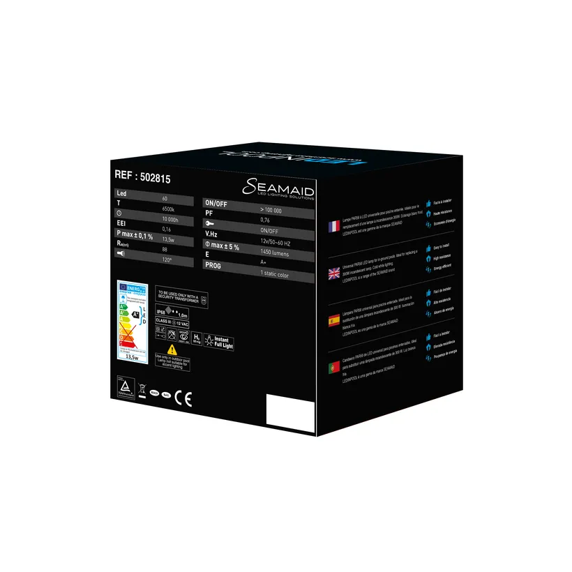 AMPOULE LED BLANCHE PAR56 13,5W STD LEDINPOOL BY SEAMAID 3 AMPOULE LED BLANCHE PAR56 13,5W STD LEDINPOOL BY SEAMAID – Image 3