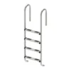 ECHELLE INOX DROITE 4 MARCHES (+PLATINES)