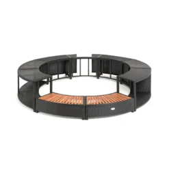 ENTOURAGE ROTIN NOIR SPA GONFLABLE Diam. 200cm 9 ENTOURAGE ROTIN NOIR SPA GONFLABLE Diam. 200cm -Bestway Soldes 2024 entourage rotin noir spa gonflable diam 200cm 4