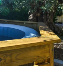 HABILLAGE BOIS POUR SPA -Bestway Soldes 2024 habillage bois pour spa 6