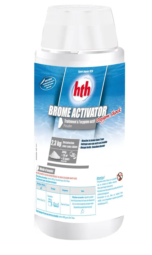HTH BROME ACTIVATOR OXYGENE SHOCK 2.3KG 1 HTH BROME ACTIVATOR OXYGENE SHOCK 2.3KG