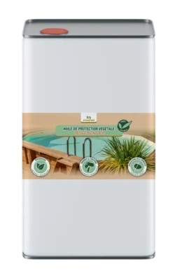 HUILE VEGETALE PROTECTRICE PISCINE BOIS 5L