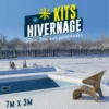 KIT HIVERNAGE PISCINE ENTERREE 7,00x3,00