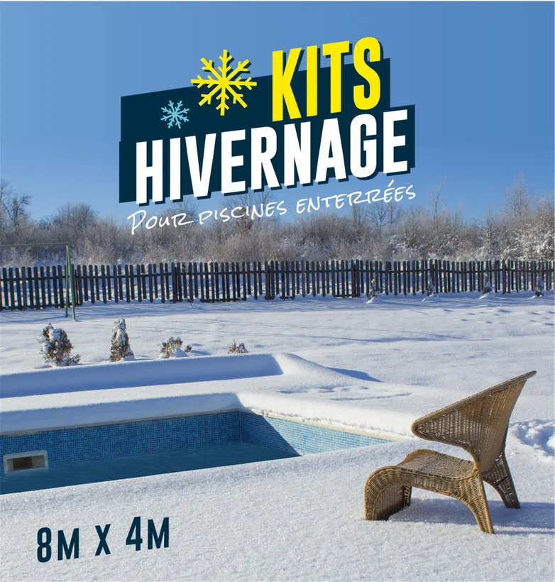KIT HIVERNAGE PISCINE ENTERREE 8,00x4,00 1 KIT HIVERNAGE PISCINE ENTERREE 8,00x4,00