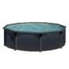PISCINE ACIER 4,60 H 1,20 GRAPHITE