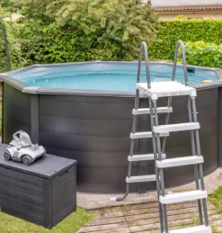 PISCINE ACIER 4,60 H 1,20 GRAPHITE -Bestway Soldes 2024 piscine acier 4 60 h 1 20 graphite 2