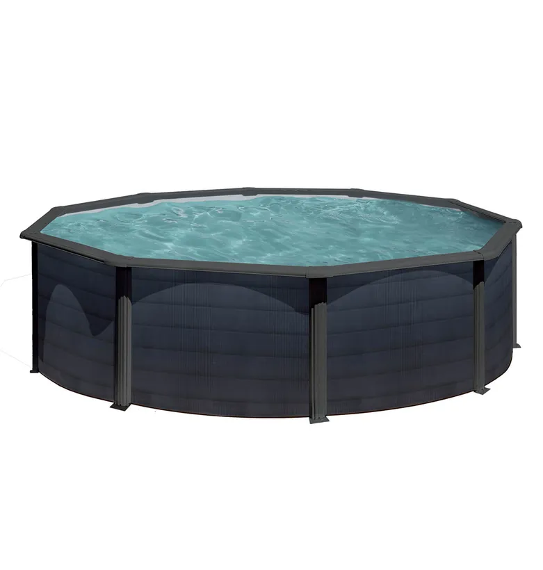 PISCINE ACIER 4,60 H 1,32 GRAPHITE 1 PISCINE ACIER 4,60 H 1,32 GRAPHITE