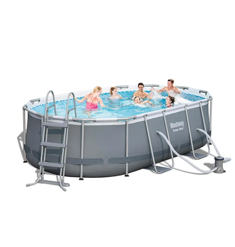 PISCINE BESTWAY POWER STEEL OVALE 4,27x2,50x1,00 1 PISCINE BESTWAY POWER STEEL OVALE 4,27x2,50x1,00