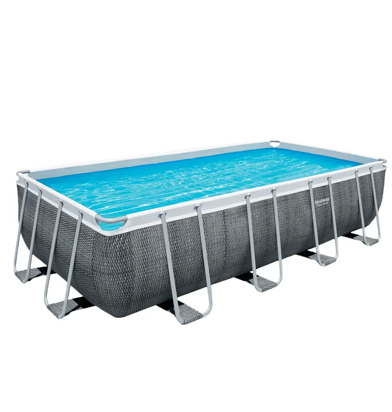 PISCINE BESTWAY POWER STEEL RECTANGULAIRE 4,88x2,44x1,22 M 1 PISCINE BESTWAY POWER STEEL RECTANGULAIRE 4,88x2,44x1,22 M