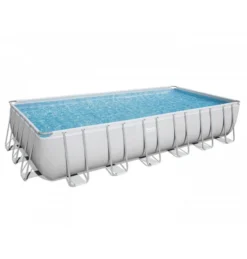 PISCINE BESTWAY POWER STEEL RECTANGULAIRE 7.32 X 3.66 H 1.32