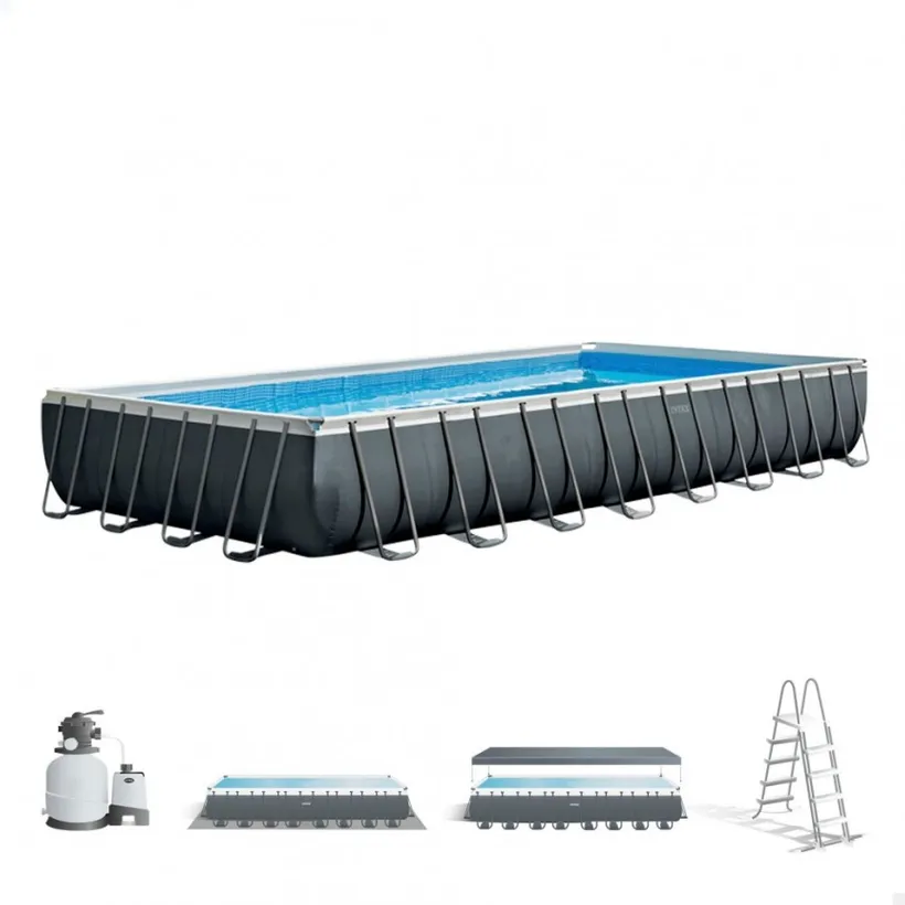 PISCINE INTEX ULTRA XTR RECTANGULAIRE 9,75x4,88 H 1,32 + FILTRE A SABLE 8M3/H 3 PISCINE INTEX ULTRA XTR RECTANGULAIRE 9,75x4,88 H 1,32 + FILTRE A SABLE 8M3/H – Image 3