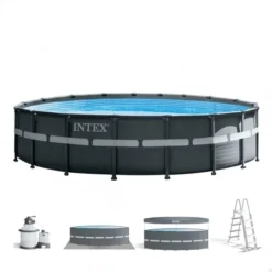 PISCINE INTEX ULTRA XTR RONDE 5,49x1,32 + FILTRE A SABLE 6M3/H -Bestway Soldes 2024 piscine intex ultra xtr ronde 5 49x1 32 filtre a sable 6m3 h 2