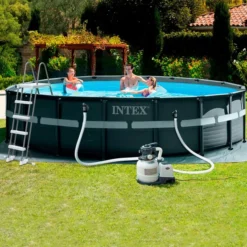 PISCINE INTEX ULTRA XTR RONDE 5,49x1,32 + FILTRE A SABLE 6M3/H -Bestway Soldes 2024 piscine intex ultra xtr ronde 5 49x1 32 filtre a sable 6m3 h 3