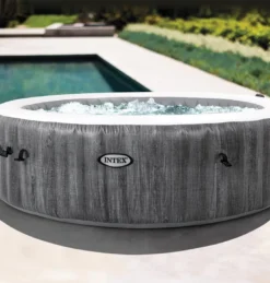 SPA GONFLABLE INTEX PURESPA BALTIK 6pl. GRIS -Bestway Soldes 2024 spa gonflable intex purespa baltik 6pl gris 4